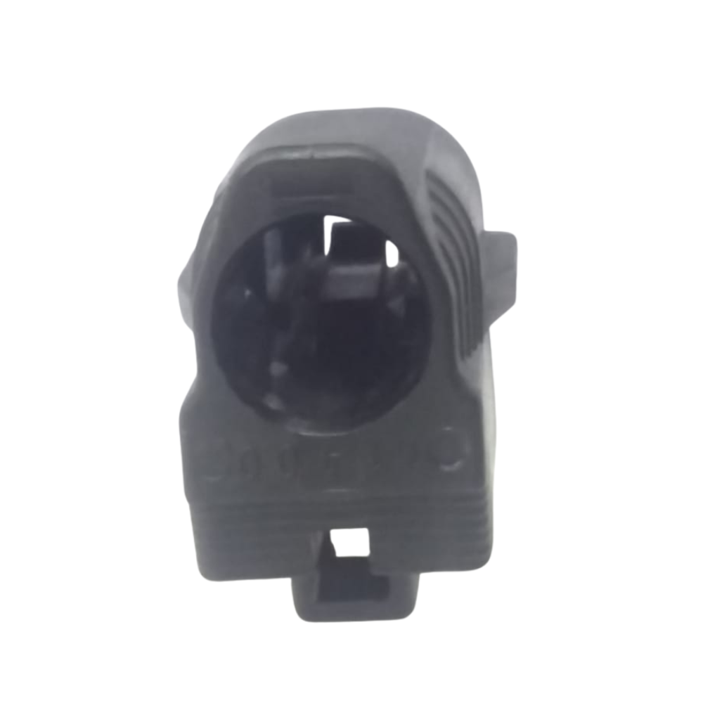 1 Pin Plug Black